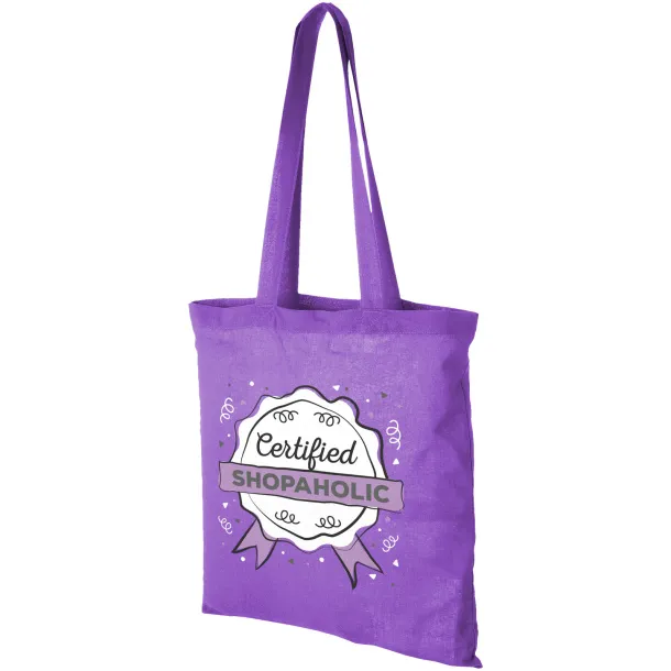 Carolina 100 g/m² cotton tote bag Lavender