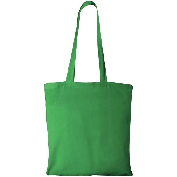 Carolina 100 g/m² cotton tote bag Transparent green