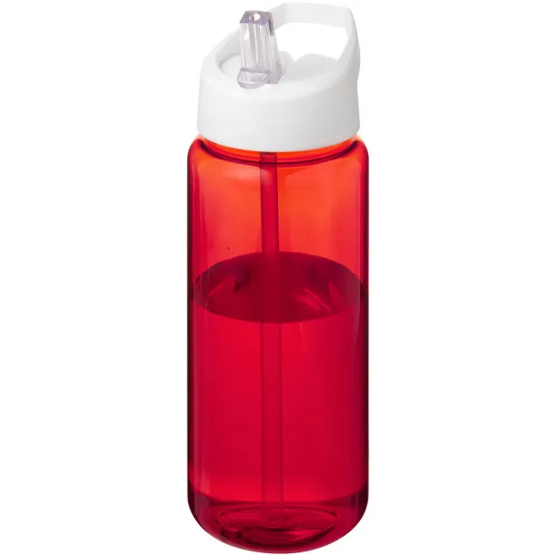 H2O Active® Octave Tritan™ 600 ml spout lid sport bottle Red White