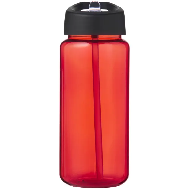 H2O Active® Octave Tritan™ 600 ml spout lid sport bottle Red Solid black