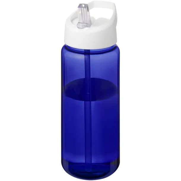 H2O Active® Octave Tritan™ 600 ml spout lid sport bottle - Unbranded Blue White