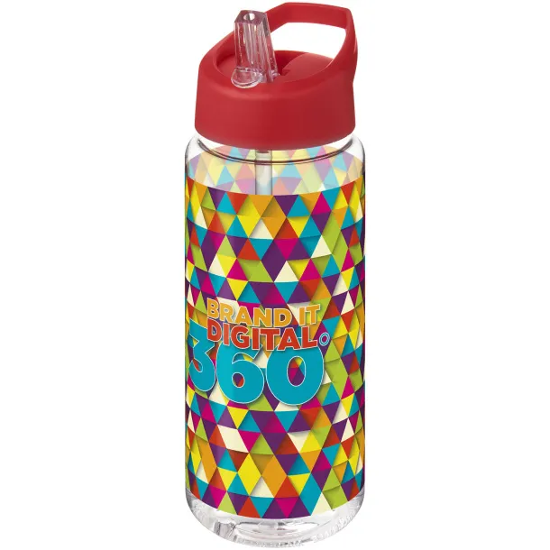 H2O Active® Octave Tritan™ sportska boca 600 ml - Unbranded Bijela Crvena