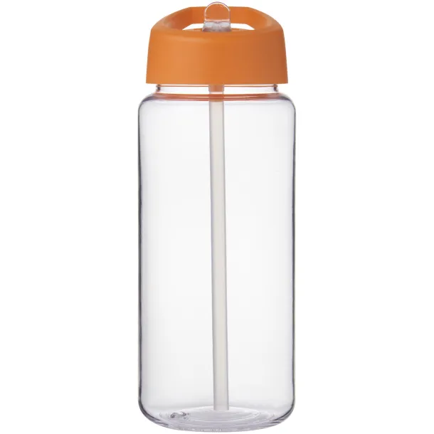 H2O Active® Octave Tritan™ 600 ml spout lid sport bottle - Unbranded White Orange