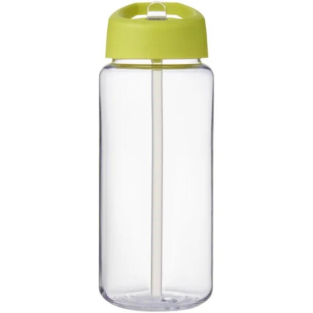 H2O Active® Octave Tritan™ 600 ml spout lid sport bottle - Unbranded White Lime