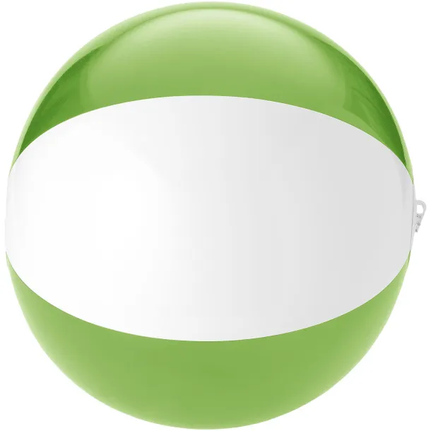 Bondi solid and transparent beach ball Lime White