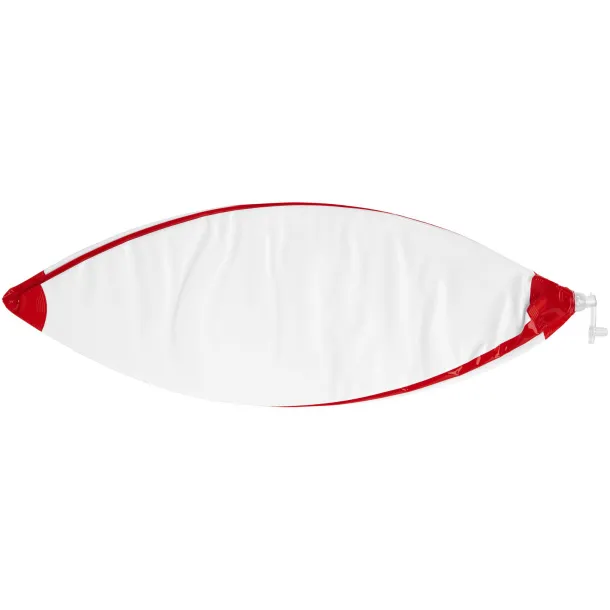 Bondi solid and transparent beach ball Red White