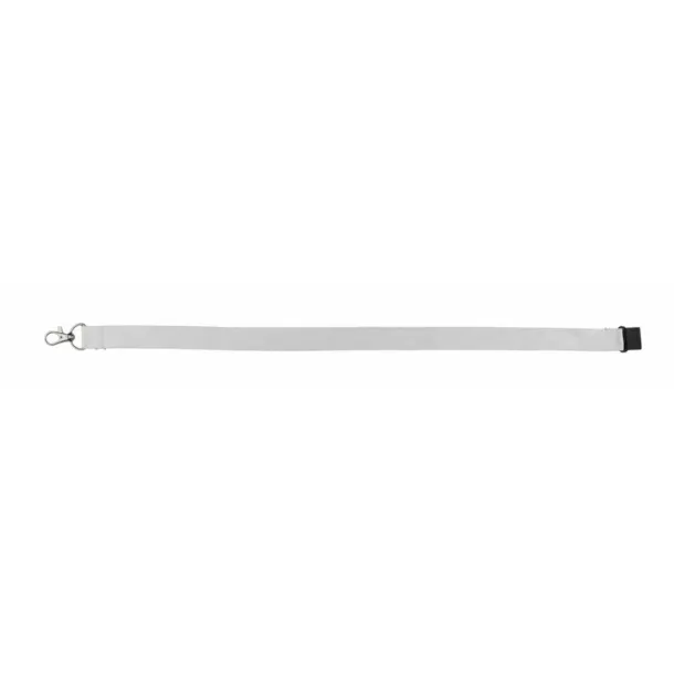  Lanyard with safety catch white