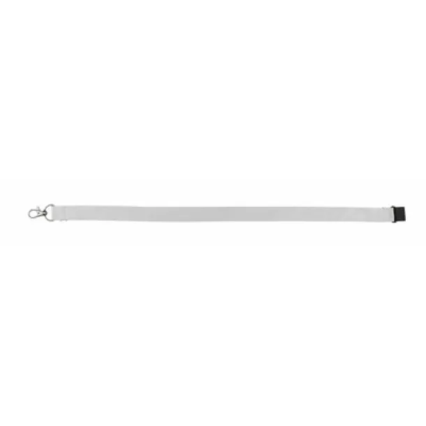  Lanyard with safety catch white