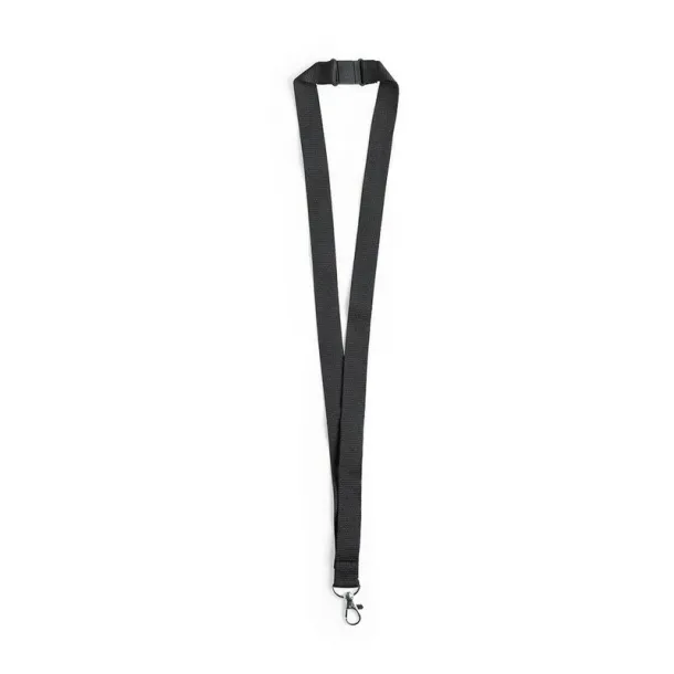  Lanyard with safety catch Crna