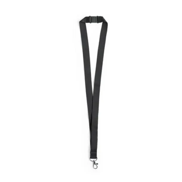  Lanyard with safety catch Crna