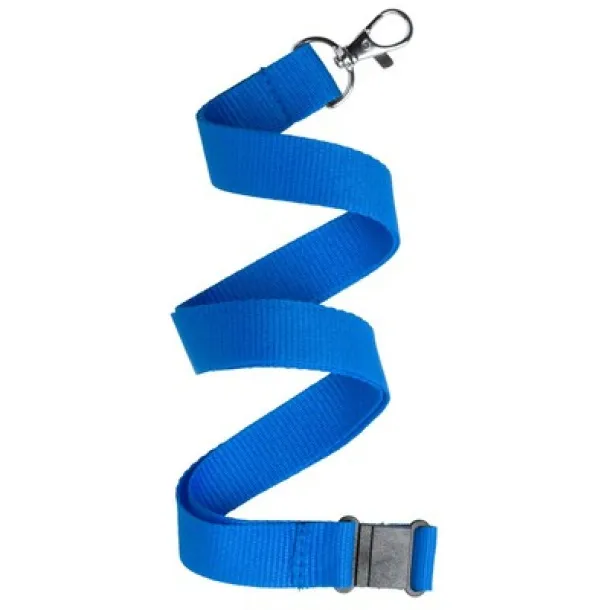  Lanyard with safety catch blue