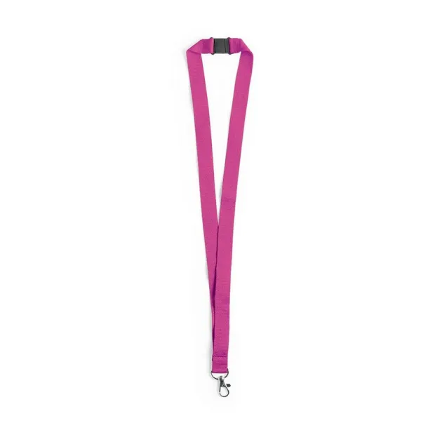  Lanyard with safety catch fuchsia