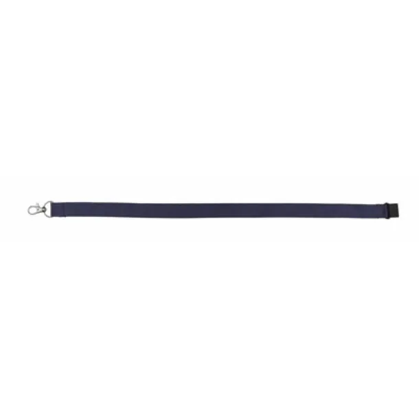  Lanyard with safety catch navy blue