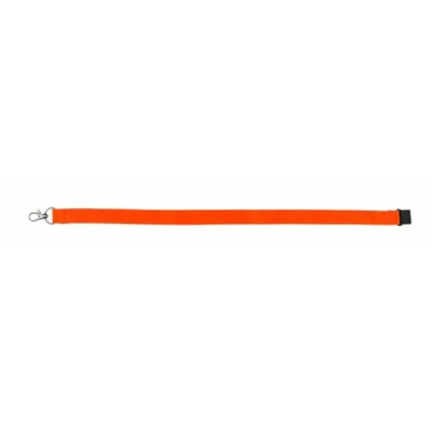  Lanyard with safety catch orange