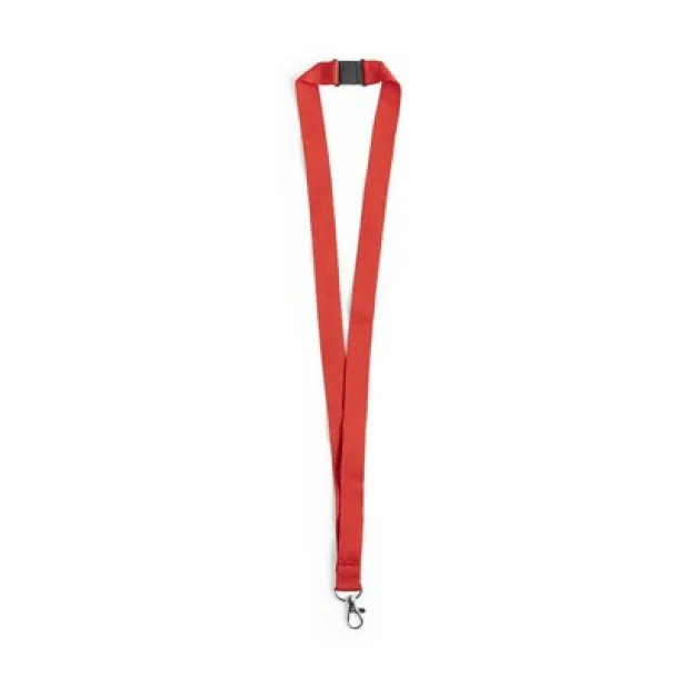  Lanyard with safety catch red