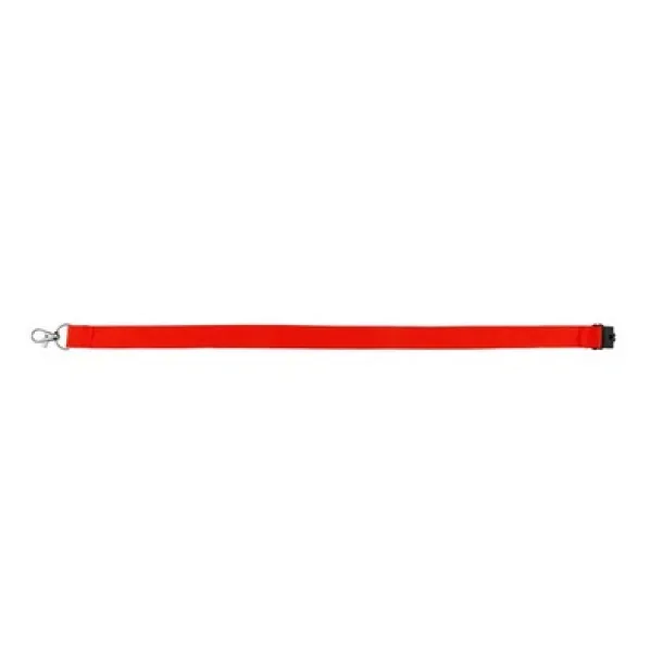  Lanyard with safety catch red