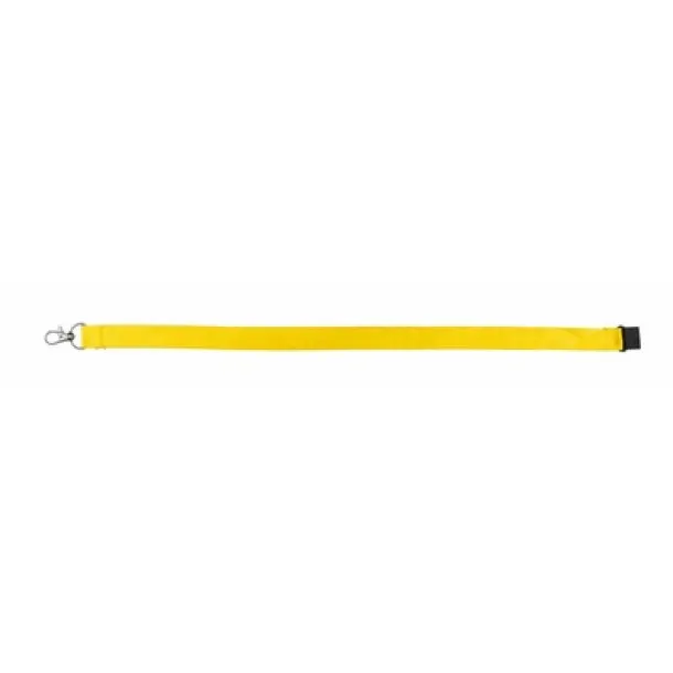  Lanyard with safety catch yellow