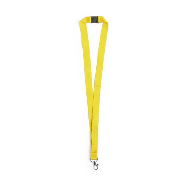  Lanyard with safety catch Žuta