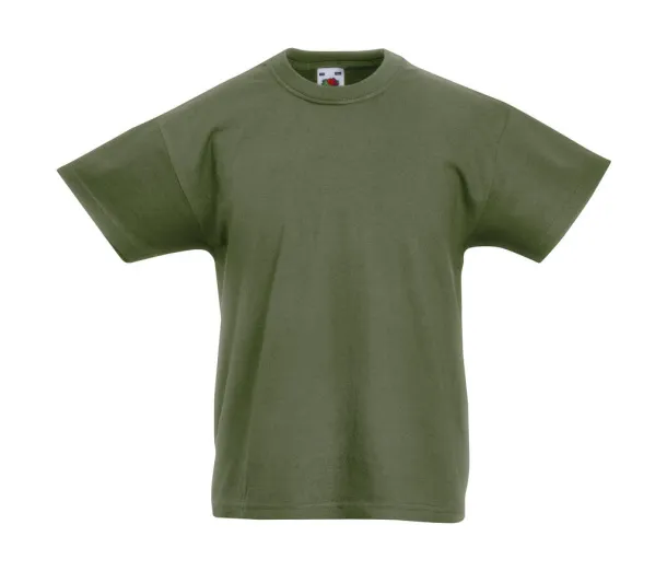  Kids Original T - Fruit of the Loom Classic Olive