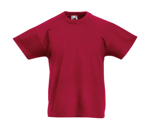  Dječja kratka majica, 145 g/m² - Fruit of the Loom Brick Red