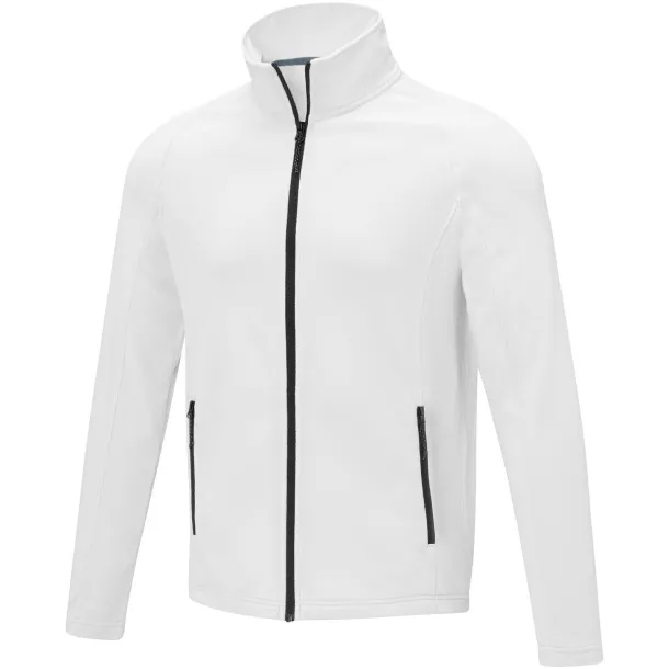 Zelus men's fleece jacket - Elevate Essentials White