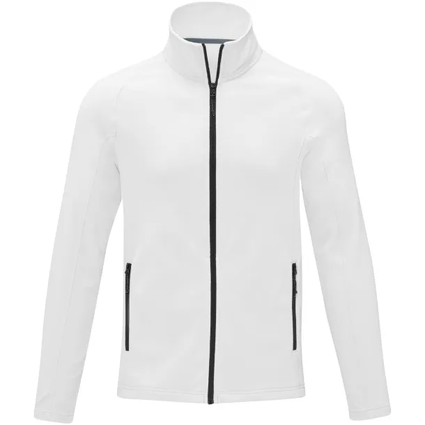 Zelus men's fleece jacket - Elevate Essentials White