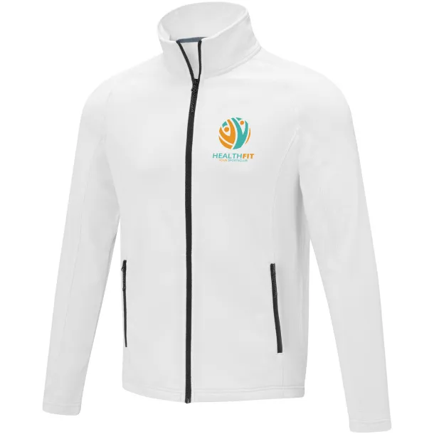 Zelus men's fleece jacket - Elevate Essentials White