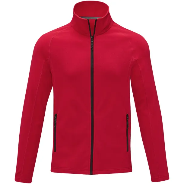 Zelus men's fleece jacket - Elevate Essentials Red