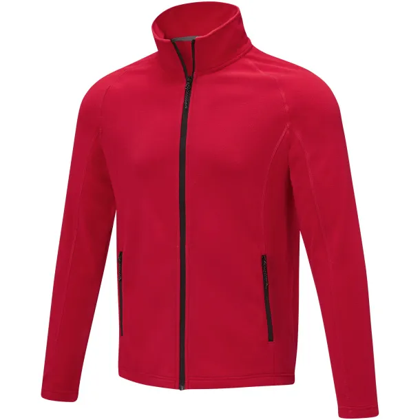 Zelus men's fleece jacket - Elevate Essentials Red