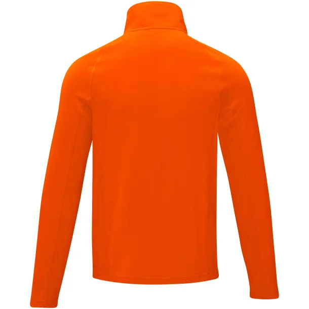 Zelus men's fleece jacket - Elevate Essentials Orange