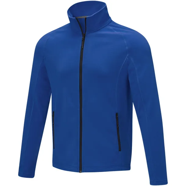 Zelus men's fleece jacket - Elevate Essentials Blue