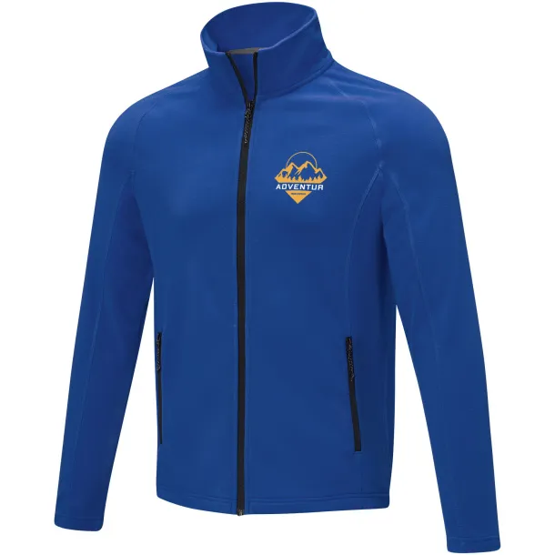 Zelus men's fleece jacket - Elevate Essentials Blue