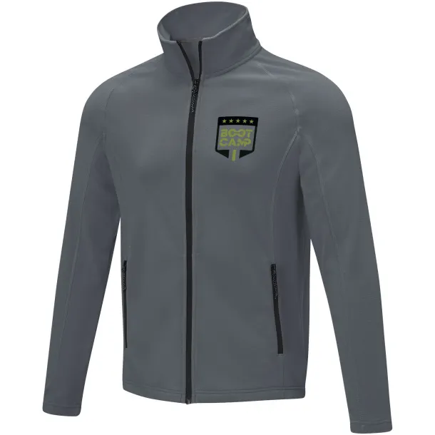 Zelus men's fleece jacket - Elevate Essentials Storm grey