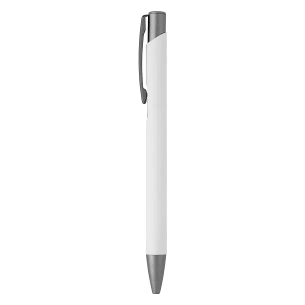 OGGI SOFT GRAY Metal ball pen White