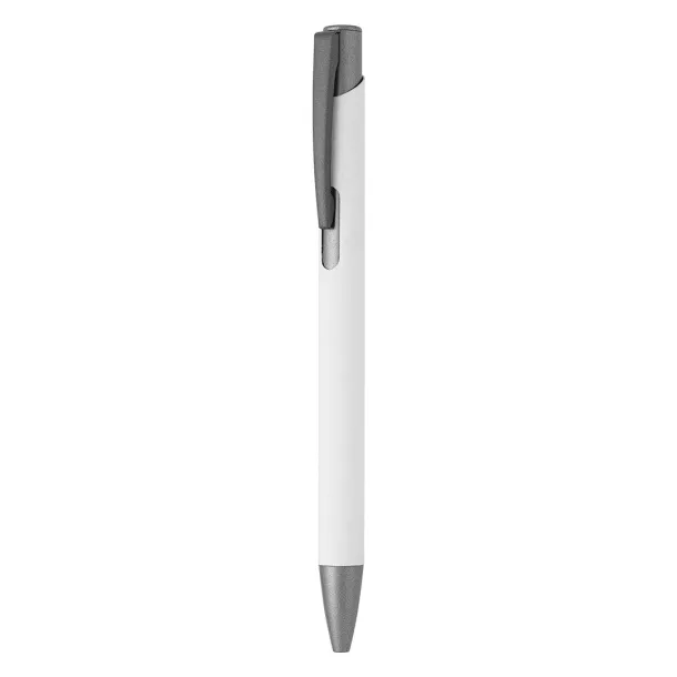 OGGI SOFT GRAY Metal ball pen White