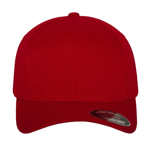  Fitted Baseball Cap - Flexfit Crvena