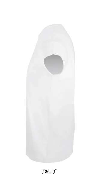 SOL'S REGENT FIT Muška kratka majica s okruglim ovratnikom, 150 g/m2 - SOL'S Bijela