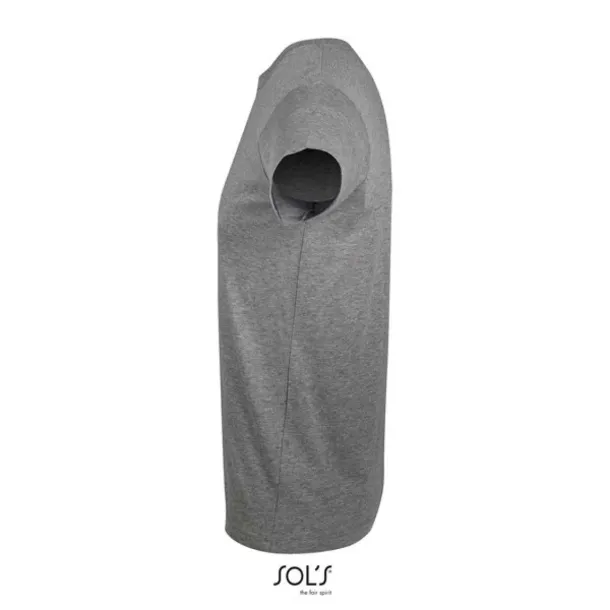 SOL'S REGENT FIT Muška kratka majica s okruglim ovratnikom, 150 g/m2 - SOL'S Grey Melange