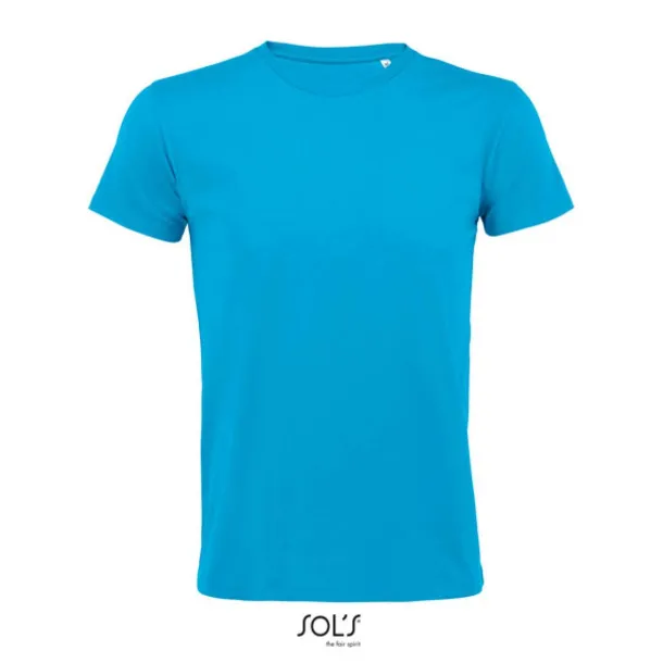 SOL'S REGENT FIT Muška kratka majica s okruglim ovratnikom, 150 g/m2 - SOL'S Aqua