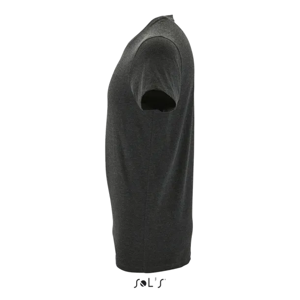 SOL'S REGENT FIT Muška kratka majica s okruglim ovratnikom, 150 g/m2 - SOL'S Charcoal Melange