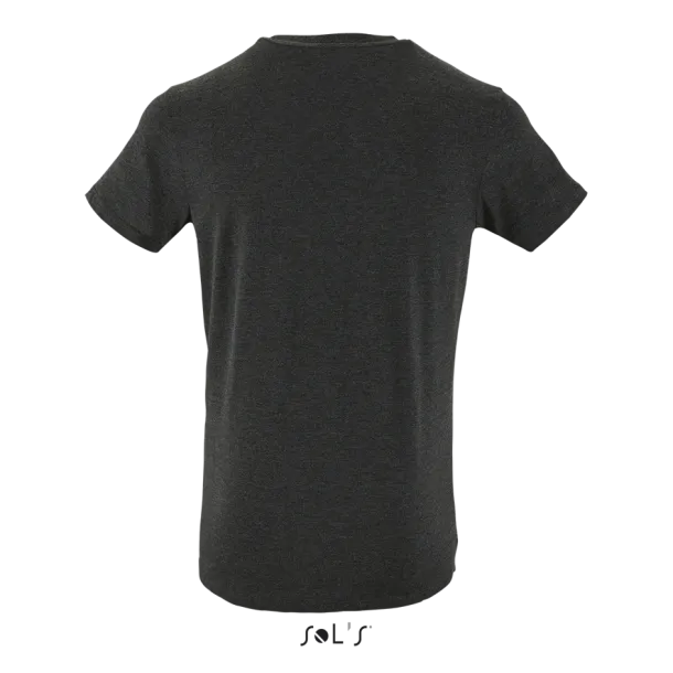 SOL'S REGENT FIT Muška kratka majica s okruglim ovratnikom, 150 g/m2 - SOL'S Charcoal Melange