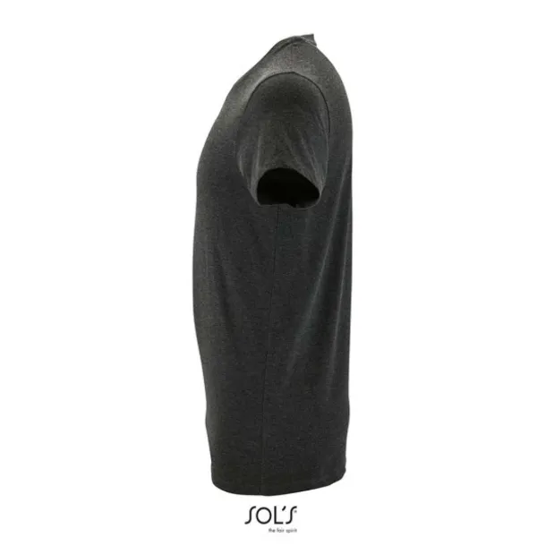 SOL'S REGENT FIT Muška kratka majica s okruglim ovratnikom, 150 g/m2 - SOL'S Charcoal Melange