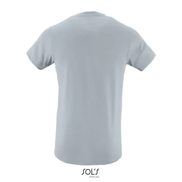 SOL'S REGENT FIT Muška kratka majica s okruglim ovratnikom, 150 g/m2 - SOL'S Pure Grey