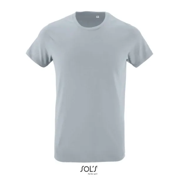 SOL'S REGENT FIT Muška kratka majica s okruglim ovratnikom, 150 g/m2 - SOL'S Pure Grey