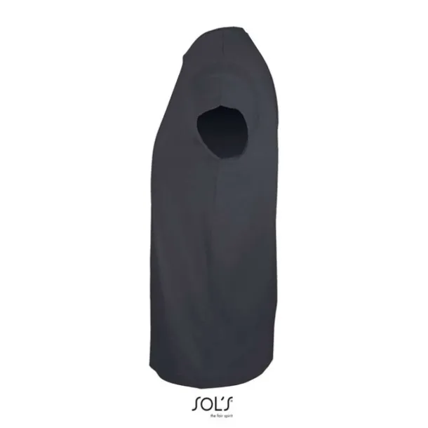 SOL'S REGENT FIT Muška kratka majica s okruglim ovratnikom, 150 g/m2 - SOL'S Tamno siva