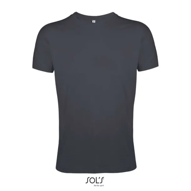 SOL'S REGENT FIT Muška kratka majica s okruglim ovratnikom, 150 g/m2 - SOL'S Tamno siva
