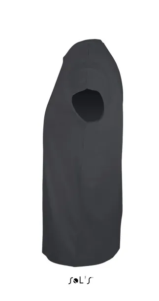 SOL'S REGENT FIT Muška kratka majica s okruglim ovratnikom, 150 g/m2 - SOL'S Tamno siva