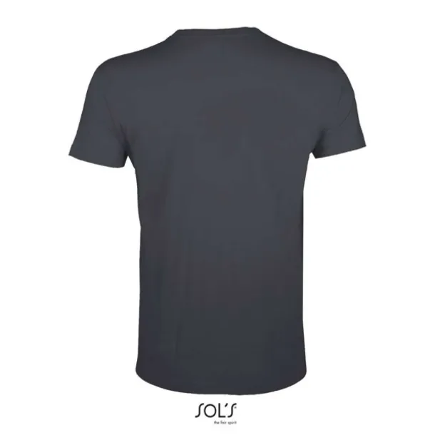 SOL'S REGENT FIT Muška kratka majica s okruglim ovratnikom, 150 g/m2 - SOL'S Tamno siva
