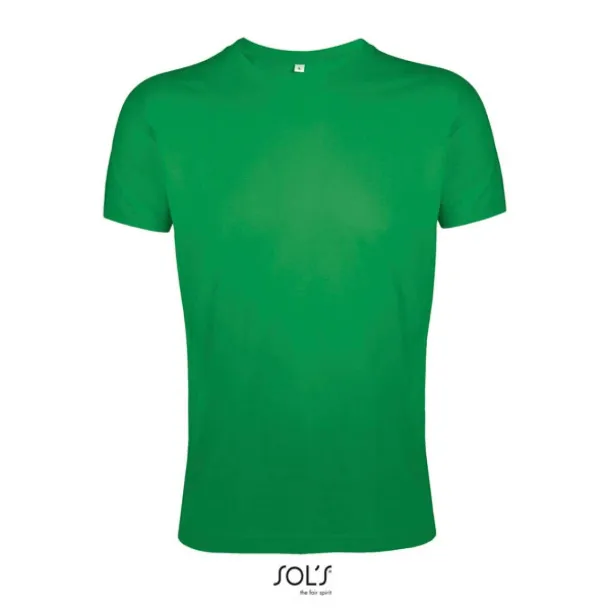 SOL'S REGENT FIT Muška kratka majica s okruglim ovratnikom, 150 g/m2 - SOL'S Kelly zelena