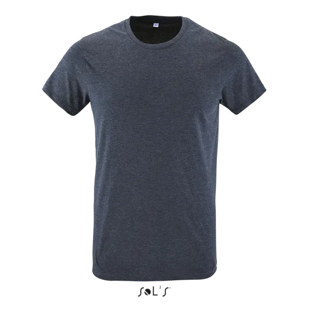 SOL'S REGENT FIT SOL'S REGENT FIT - MEN’S ROUND NECK CLOSE FITTING T-SHIRT - SOL'S Heather Denim